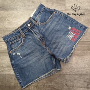 Old Navy High Rise Denim Shorts Size 16